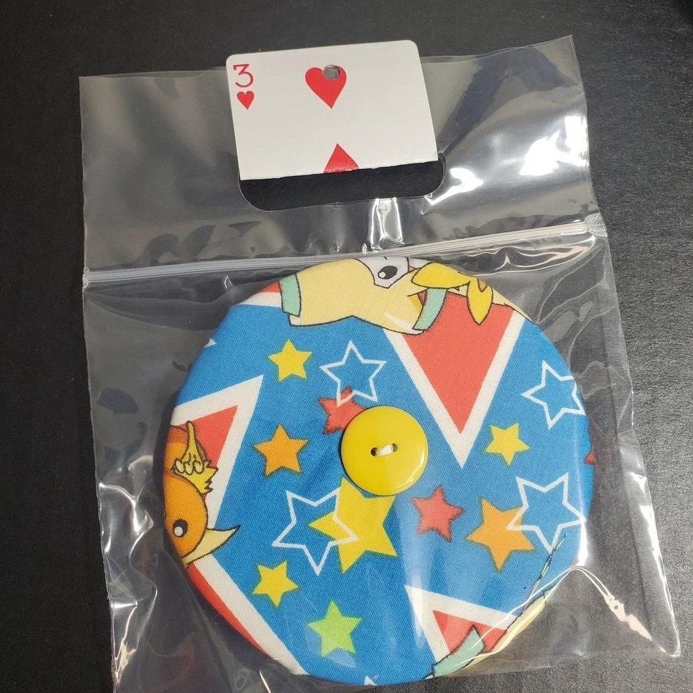 Fabric Playing Card Holder Helping Hands Lot Of 2 + Cards, Mario Bros / Pokemon